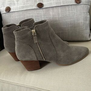 Suede Leather Ankle Boots (Hadley)